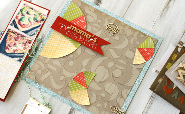 scrapbooking tutorial by Leah Farquharson @ shimelle.com