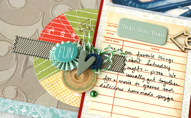 scrapbooking tutorial by Leah Farquharson @ shimelle.com