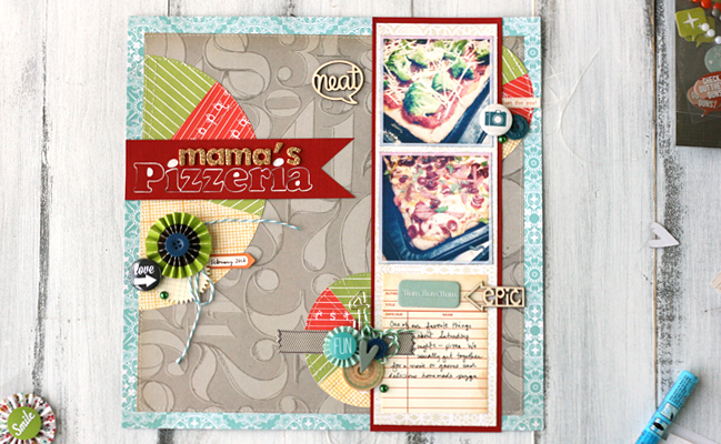 scrapbooking tutorial by Leah Farquharson @ shimelle.com