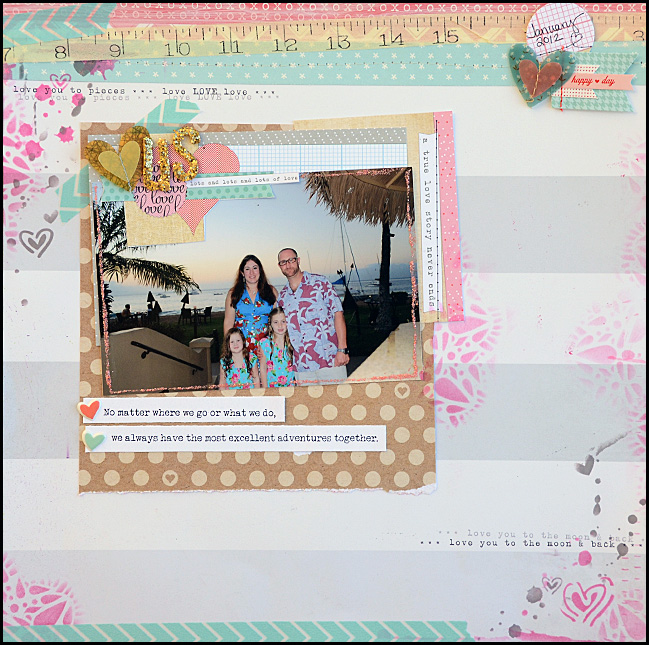 How to Use Stencils in Scrapbooking 