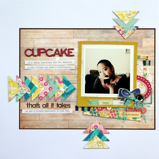 scrapbook page by Piradee Talvanna @ shimelle.com