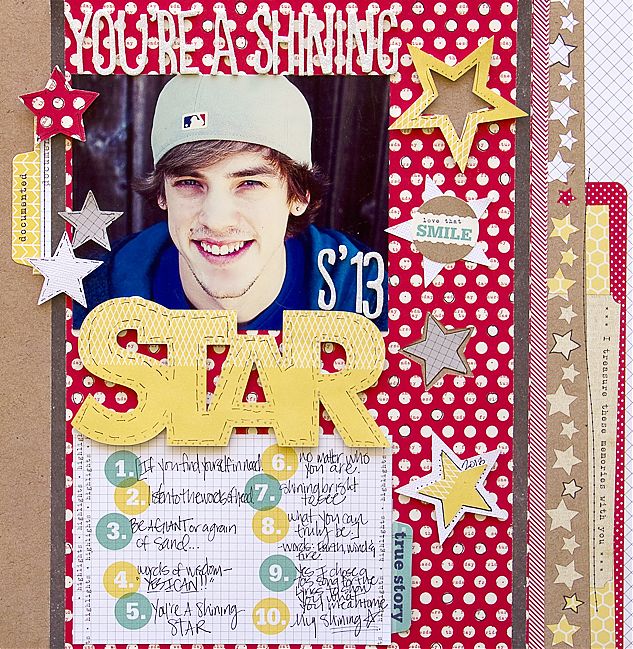 scrapbook page by Leslie Ashe @ shimelle.com