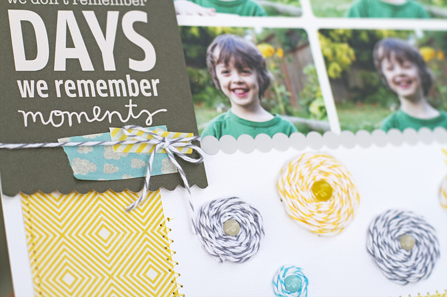 scrapbook tutorial by Laura Craigie @ shimelle.com