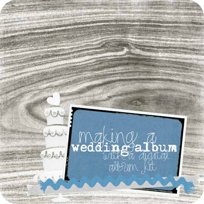 digital scrapbook page