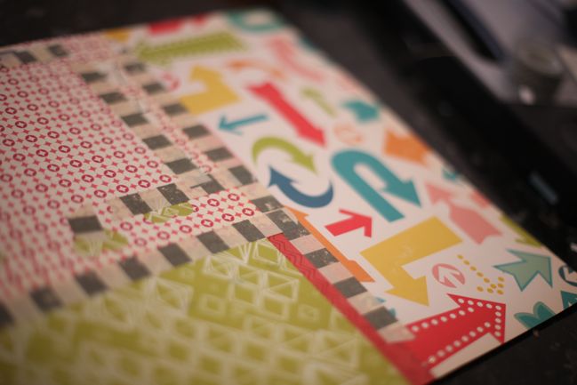 making scrapbook pages from paper scraps by shimelle laine @ shimelle.com