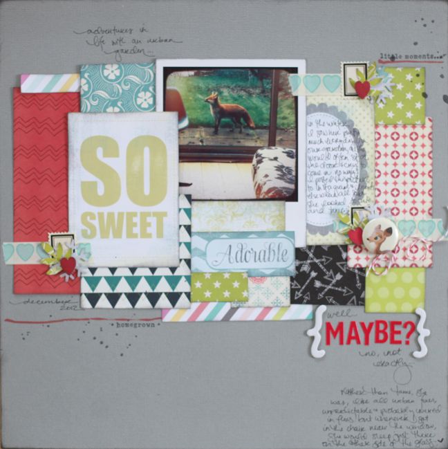 scrapbook page from paper scraps by shimelle laine @ shimelle.com