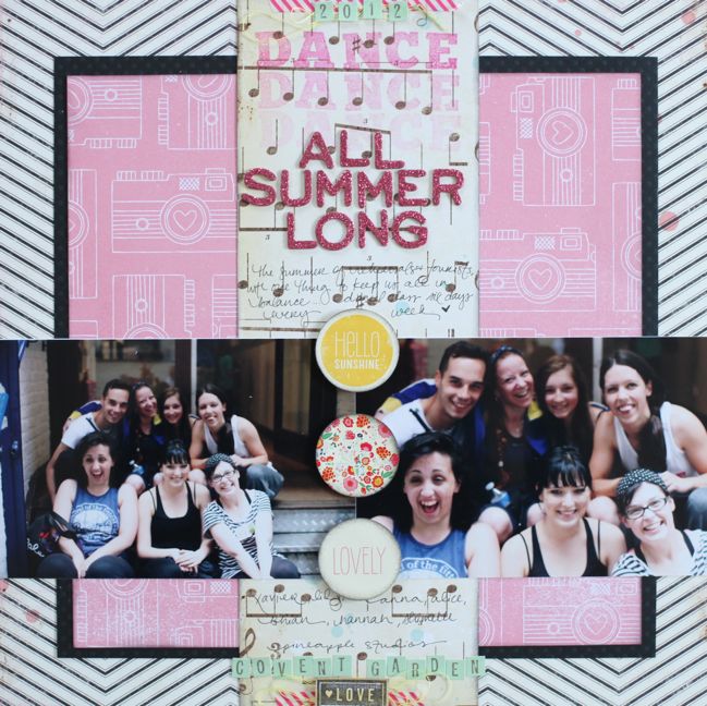 scrapbook page by Shimelle Laine @ shimelle.com