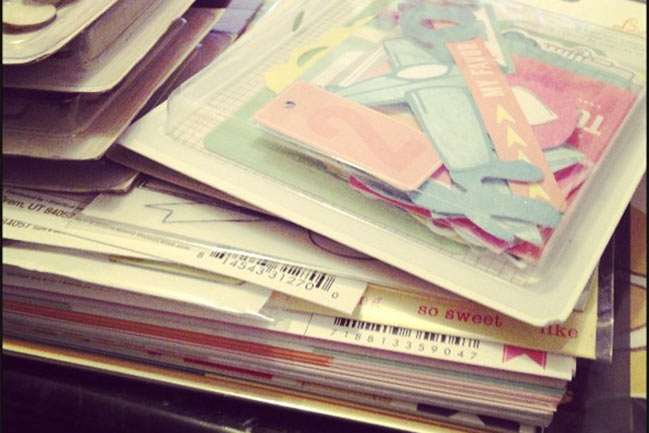 scrapbooking supplies