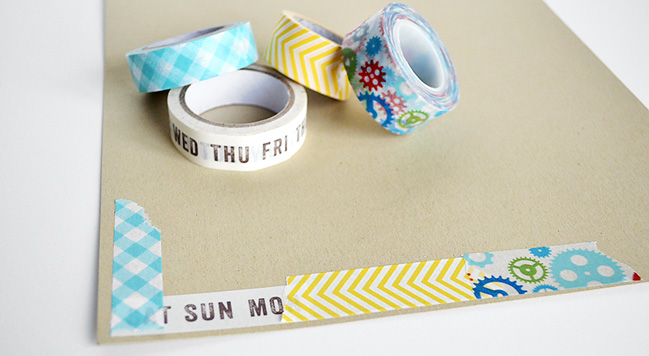 paper: How do you use washi tape in scrapbooking?  pretty paper. true  stories. {and scrapbooking classes with cupcakes.}