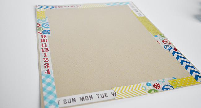 Double Washi Tape Frame Tutorial by Wendy Sue Anderson @ shimelle.com