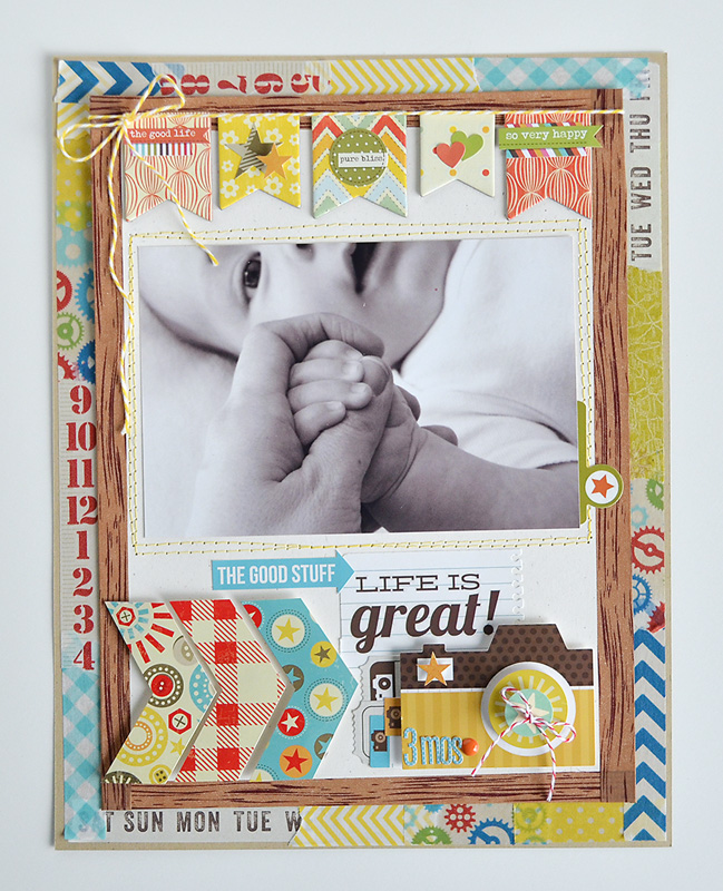 Double Washi Tape Frame Tutorial by Wendy Sue Anderson @ shimelle.com