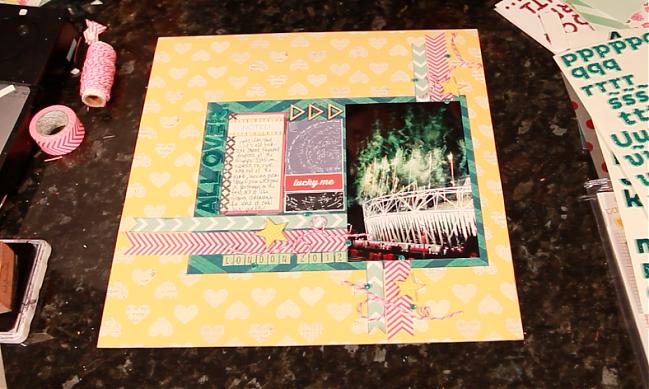 scrapbooking using photos