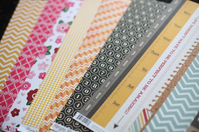 patterned paper b-sides