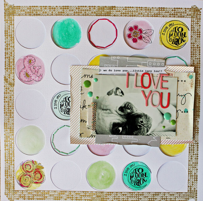 scrapbooking tutorial by Melissa Mann @ shimelle.com