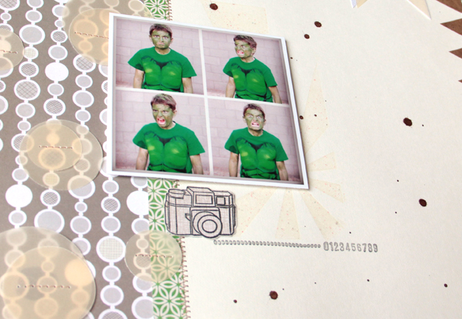 Sketch to Scrapbook Page by Diana Waite @ shimelle.com