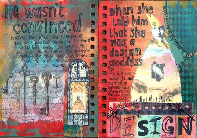 art journal pages