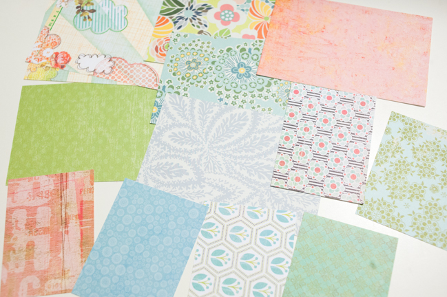 Five Ideas for Using your Scrap Papers by Melissa Stinson @ shimelle.com