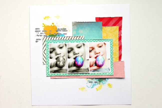 A scrapbook tutorial by Angie Gutshall @ shimelle.com