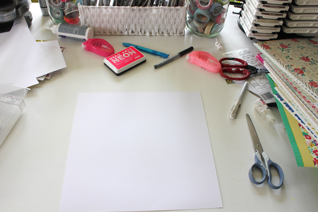 multi-layered scrapbooking page by Janna Werner @ shimelle.com