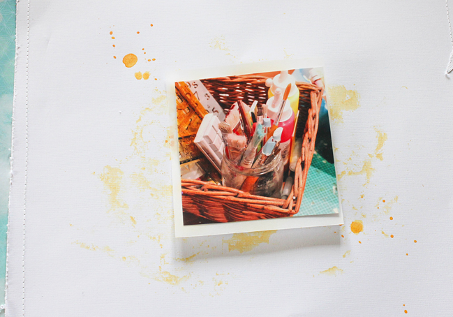 multi-layered scrapbooking page by Janna Werner @ shimelle.com