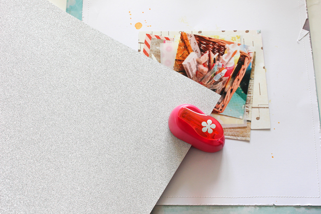multi-layered scrapbooking page by Janna Werner @ shimelle.com