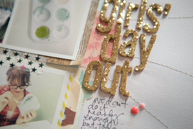Sketch to Scrapbook Page by Marcy Penner @ shimelle.com