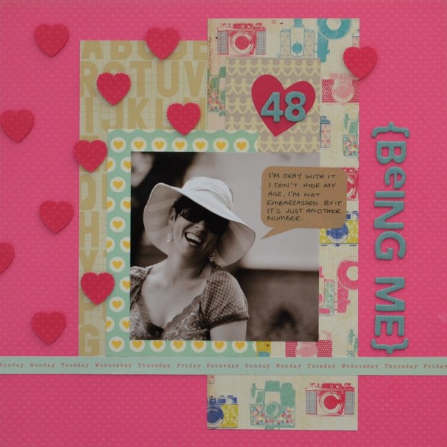 Using Pink Supplies by Louise Fortune @ shimelle.com