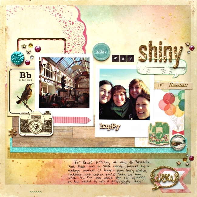 scrapbook page by Jennifer Grace @ shimelle.com