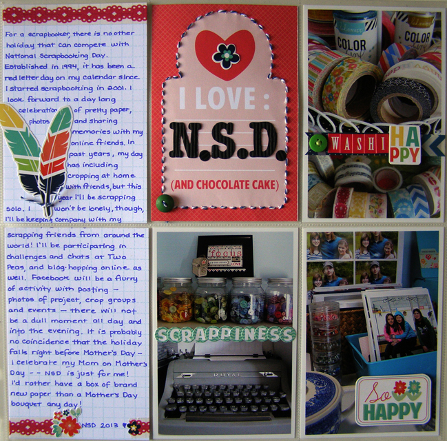 Ideas for scrapbooking with divided page protectors by Linda Auclair @ shimelle.com