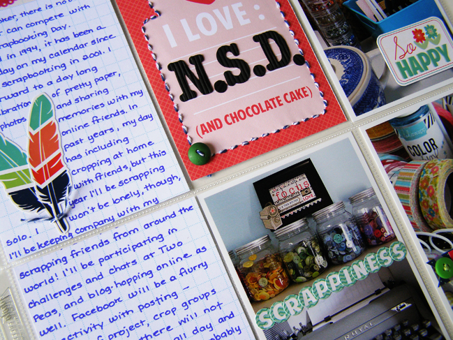 Ideas for scrapbooking with divided page protectors by Linda Auclair @ shimelle.com