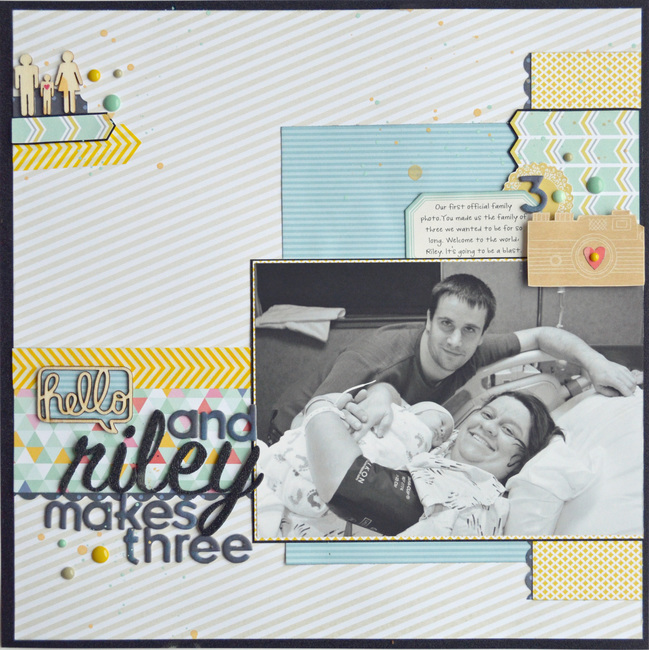 Scrapbooking the milestones of life by Natasha Key @ shimelle.com