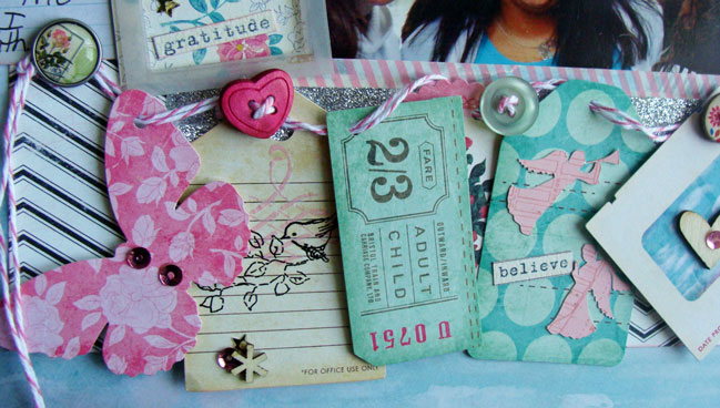 Ideas for recording gratitude in your scrapbooks by Marianne Barone @ shimelle.com