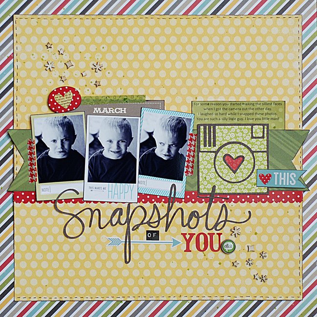 scrapbook page by Becki Adams @ shimelle.com