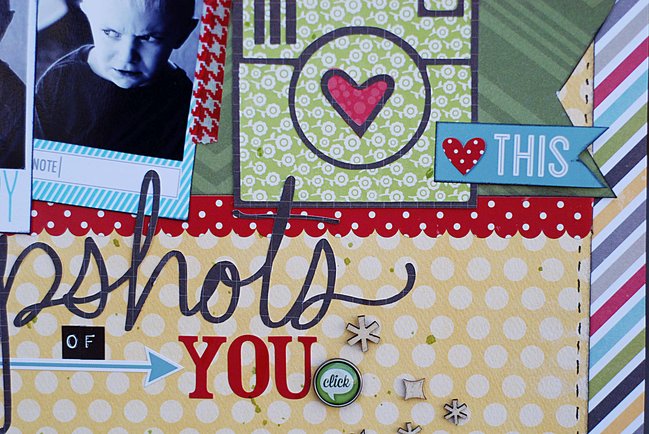 scrapbook page by Becki Adams @ shimelle.com