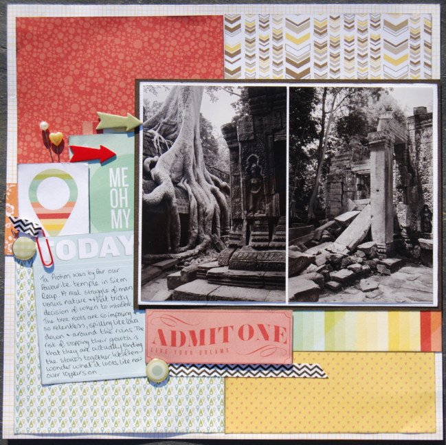 Scrapbooking double page layouts by Lisa Jane Johnson @ shimelle.com