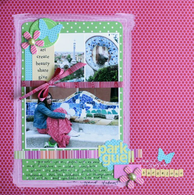 paper: Scrapbooking in Pink  pretty paper. true stories. {and scrapbooking  classes with cupcakes.}