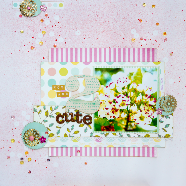 Five Ways to use Sequins on your layouts by Daphne Wunn-Rihm @ shimelle.com