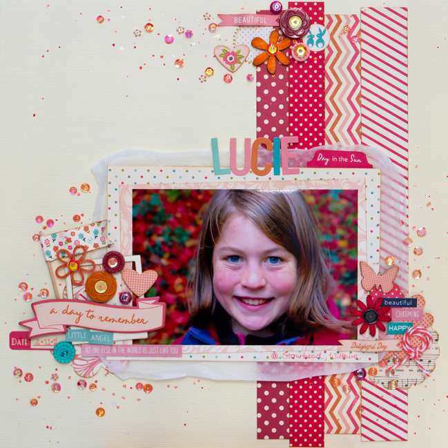 Five Ways to use sequins on your layouts by Daphne Wunn-Rihm @ shimelle.com