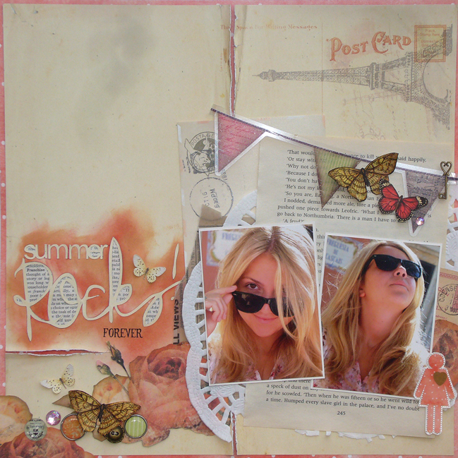 scrapbook page by Sam Ball @ shimelle.com