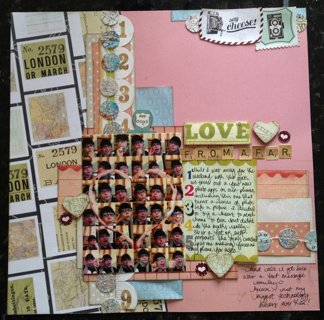 scrapbook page by shimelle laine @ shimelle.com