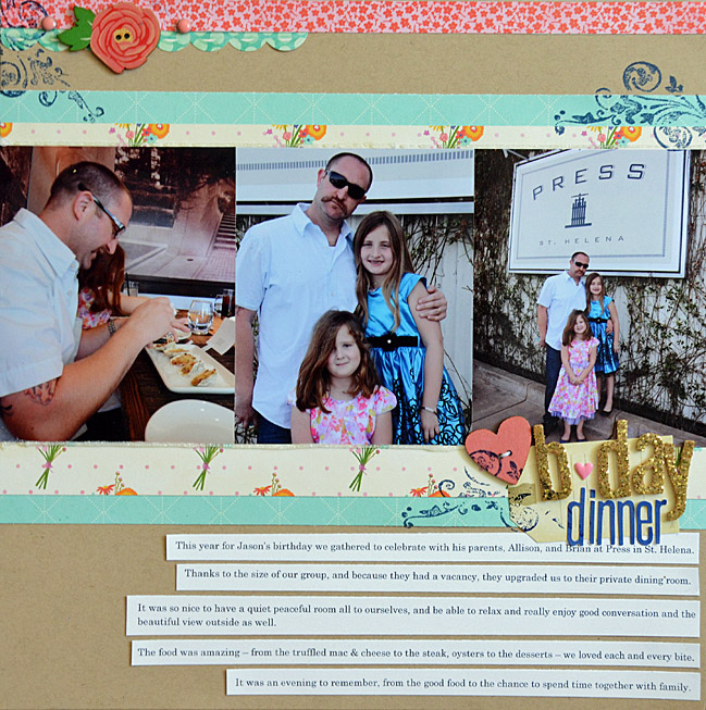 May Flaum shares her creative process for scrapbooking @ shimelle.com