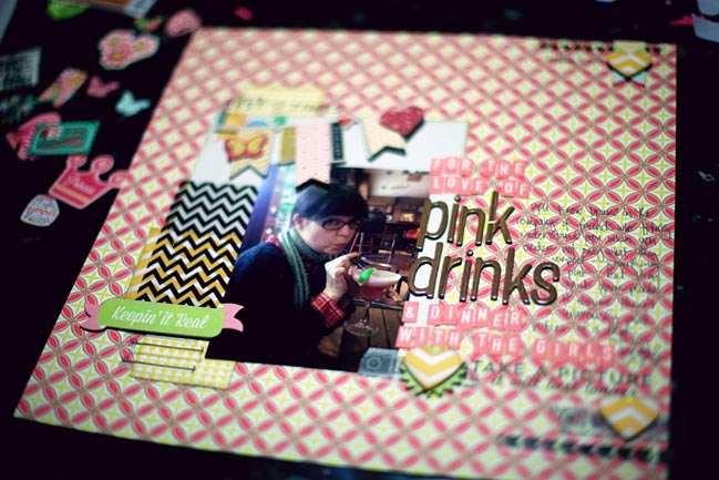 scrapbook page by shimelle laine @ shimelle.com
