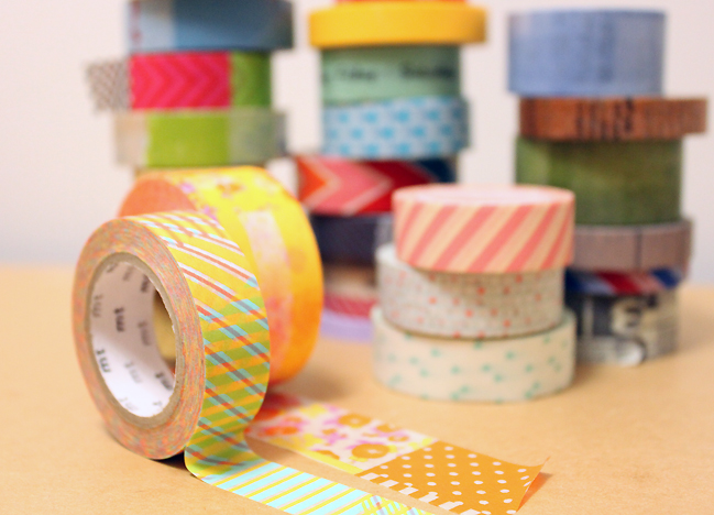Five pretty ways to use Washi Tapes by  Azumi Izuno @ shimelle.com