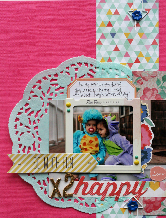 scrapbook page by Stephanie Howell @ shimelle.com