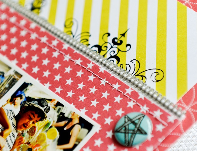 Sketch to Scrapbook Page:: Slanted Elements by Anne Jo Lexander @ shimelle.com