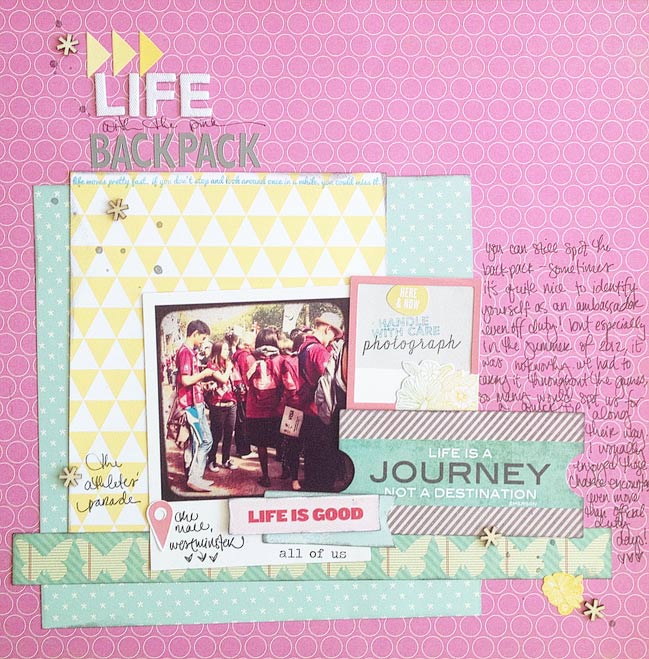 scrapbook page by shimelle laine @ shimelle.com