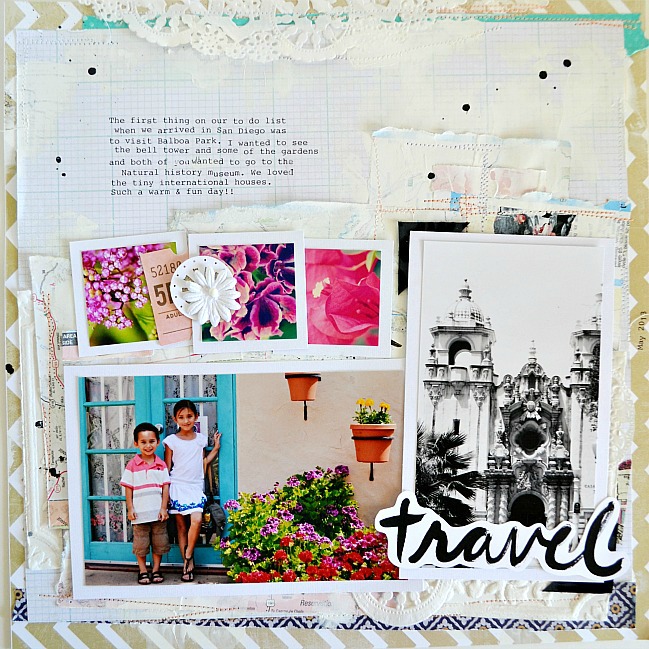 scrapbook page by Tara Anderson @ shimelle.com