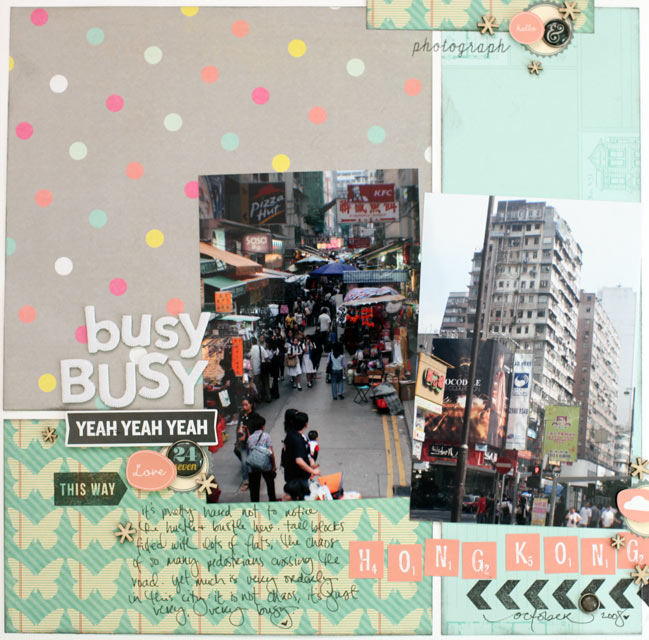 scrapbook page by shimelle laine @ shimelle.com