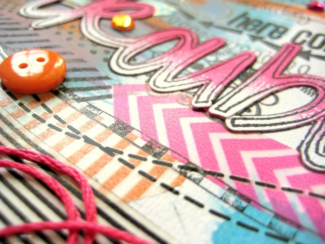 Messy Mood:: A scrapbook tutorial by Missy Whidden @ shimelle.com