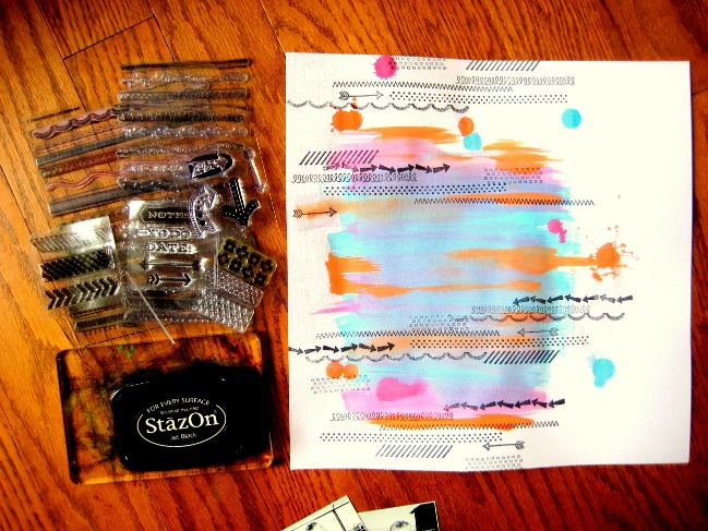 Messy Mood:: A Scrapbook Tutorial by missy whidden @ shimelle.com